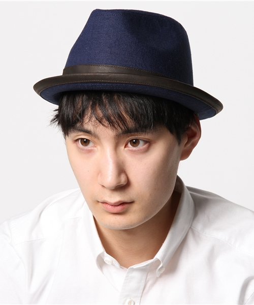 BEAMS（ビームス）の「BEAMS / リネン中折ハット（ハット・メンズ・ナチュラル/ブラック/ベージュ/ネイビー・ONE SIZE）」の5枚目の写真