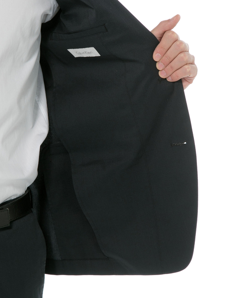 Calvin Klein（カルバン・クライン）の「【ビズスタイル】クリスピーマイクロウェーブ ジャケット（テーラードジャケット・メンズ・ブラック系/ライトグレー系/グレー系・38inch/34inch/40inch/36inch/34/40/36/38）」の9枚目の写真