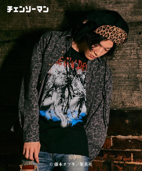 glamb（グラム）の「Gun Devil T / ガンデビルTシャツ【glamb×チェンソーマンコラボレーション】（Tシャツ/カットソー・メンズ・ホワイト/ブラック・1/2/0/4/3）」の2枚目の写真