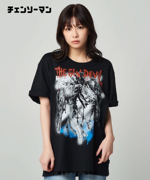 glamb（グラム）の「Gun Devil T / ガンデビルTシャツ【glamb×チェンソーマンコラボレーション】（Tシャツ/カットソー・メンズ・ホワイト/ブラック・1/2/0/4/3）」の10枚目の写真