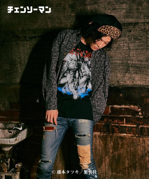 glamb（グラム）の「Gun Devil T / ガンデビルTシャツ【glamb×チェンソーマンコラボレーション】（Tシャツ/カットソー・メンズ・ホワイト/ブラック・1/2/0/4/3）」の5枚目の写真