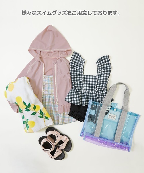 devirock(デビロック)の「オフショルセットアップ水着(水着・キッズ・ブラック/サックスブルー/ラベンダー/パープル系その他・110cm/100cm/120cm/130cm/140cm/150cm/160cm)」の15枚目の写真