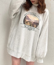 OLIVE des OLIVE | ゆるプリントプルオーバー(スウェット)