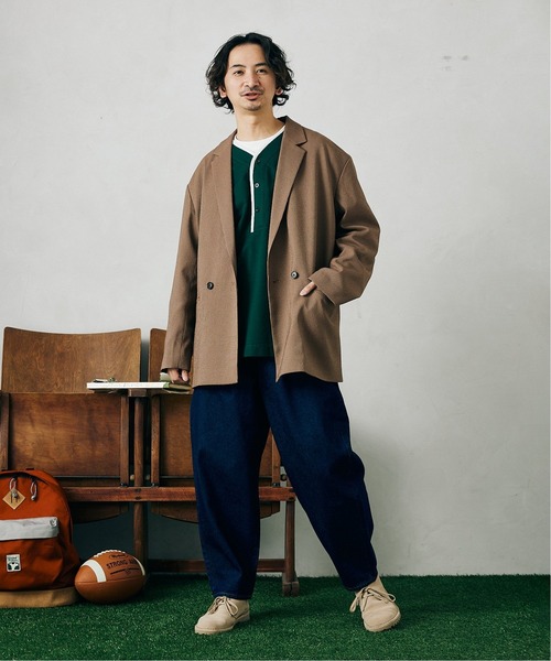 JOURNAL STANDARD relume（ジャーナルスタンダード　レリューム）の「バルーン ワイドデニムパンツ（デニムパンツ・メンズ・ホワイト/ブラック/ネイビー/ブルー・SMALL/MEDIUM/LARGE）」の12枚目の写真