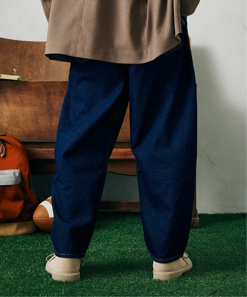 JOURNAL STANDARD relume（ジャーナルスタンダード　レリューム）の「バルーン ワイドデニムパンツ（デニムパンツ・メンズ・ホワイト/ブラック/ネイビー/ブルー・SMALL/MEDIUM/LARGE）」の14枚目の写真