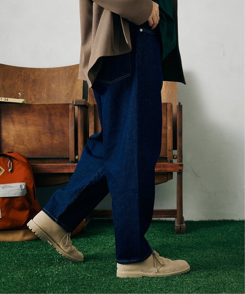 JOURNAL STANDARD relume（ジャーナルスタンダード　レリューム）の「バルーン ワイドデニムパンツ（デニムパンツ・メンズ・ホワイト/ブラック/ネイビー/ブルー・SMALL/MEDIUM/LARGE）」の15枚目の写真