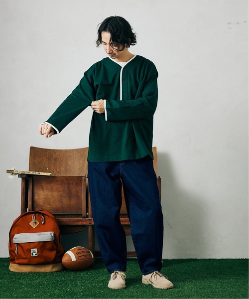 JOURNAL STANDARD relume（ジャーナルスタンダード　レリューム）の「バルーン ワイドデニムパンツ（デニムパンツ・メンズ・ホワイト/ブラック/ネイビー/ブルー・SMALL/MEDIUM/LARGE）」の17枚目の写真