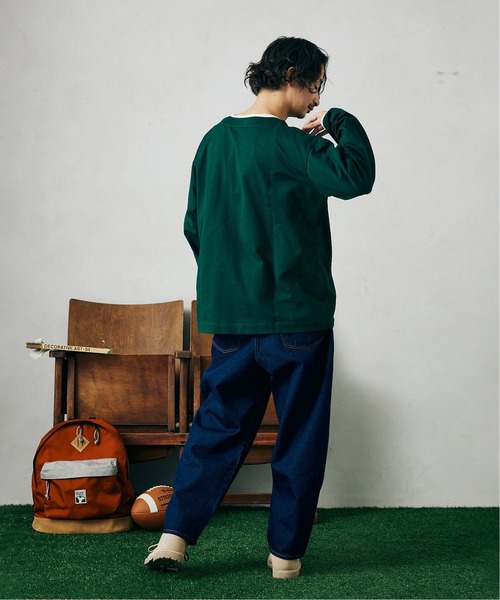 JOURNAL STANDARD relume（ジャーナルスタンダード　レリューム）の「バルーン ワイドデニムパンツ（デニムパンツ・メンズ・ホワイト/ブラック/ネイビー/ブルー・SMALL/MEDIUM/LARGE）」の18枚目の写真