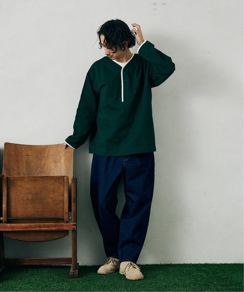 JOURNAL STANDARD relume（ジャーナルスタンダード　レリューム）の「バルーン ワイドデニムパンツ（デニムパンツ・メンズ・ホワイト/ブラック/ネイビー/ブルー・SMALL/MEDIUM/LARGE）」の19枚目の写真