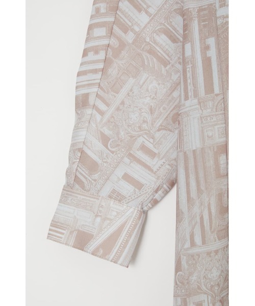 MOUSSY(マウジー)の「ARCHITECTURE SHIRT ドレス(シャツワンピース・レディース・ライトピンク/ブラック・FREE)」の8枚目の写真