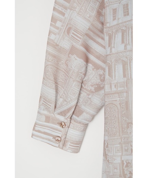 MOUSSY(マウジー)の「ARCHITECTURE SHIRT ドレス(シャツワンピース・レディース・ライトピンク/ブラック・FREE)」の9枚目の写真