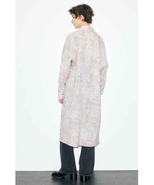 MOUSSY(マウジー)の「ARCHITECTURE SHIRT ドレス(シャツワンピース・レディース・ライトピンク/ブラック・FREE)」の10枚目の写真