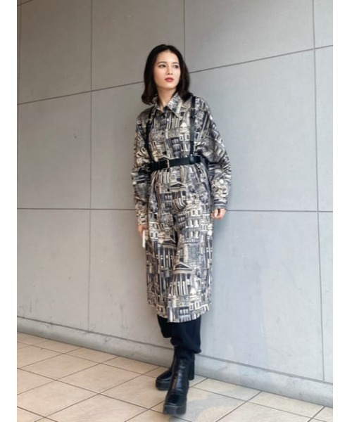 moussy マウジー　ARCHITECTURE SHIRT ドレス MOUSSY（マウジー）の「ARCHITECTURE SHIRT ドレス（シャツ