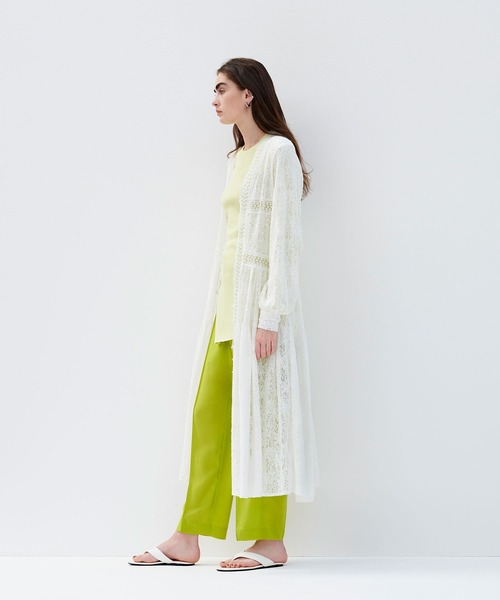 AKTE(アクテ)の「サイドスリットリブニットプルオーバー(ニット/セーター・レディース・イエロー/ベージュ・FREE)」の22枚目の写真