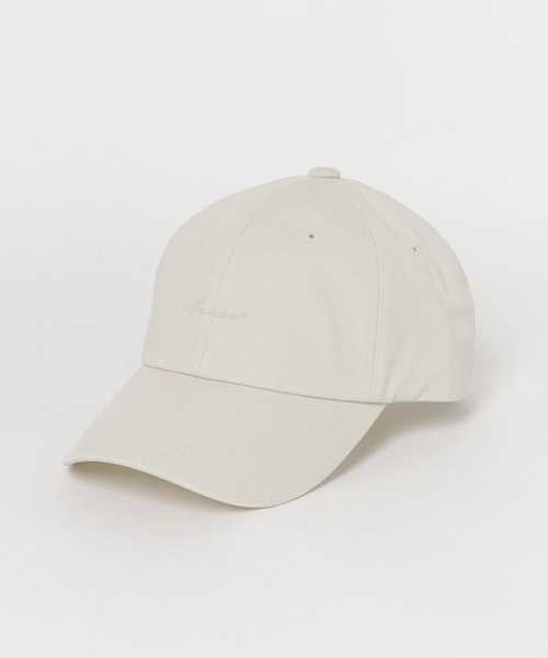 SENSE OF PLACE by URBAN RESEARCH（センスオブプレイスバイアーバンリサーチ）の「スクリプトシシュウキャップ（キャップ・レディース・アイボリー/ブラック/グリーン/ベージュ/ネイビー/チャコールグレー・ONE）」の8枚目の写真