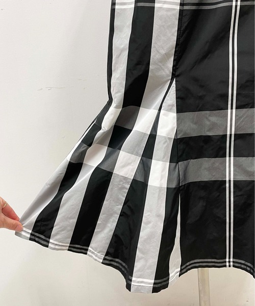 PICCIN（ピッチン）の「チェック柄マーメイドスカート（スカート・レディース・ホワイト/ネイビー/ブラック・M）」の12枚目の写真