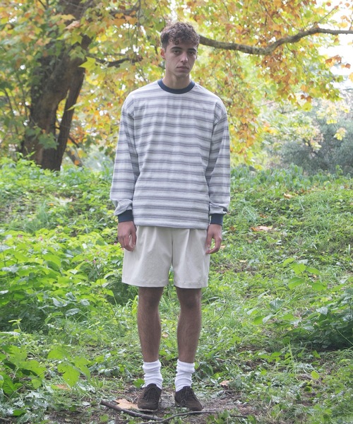 wonderland(ワンダーランド)の「2tuck short pants(その他パンツ・メンズ・ブラック/アイボリー・1/0)」の3枚目の写真
