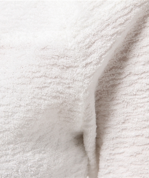 BLONDY ReLISH（ブロンディリリッシュ）の「パイルオフショルダートップス（Tシャツ/カットソー・レディース・ホワイト/グレー/ブルー/イエロー・FREE）」の12枚目の写真