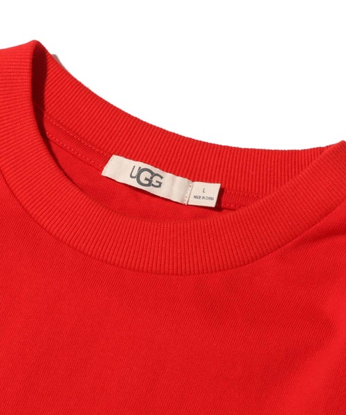 UGG(アグ)の「UGG@mos USバックプリント ロンT(Tシャツ/カットソー・レディース・ホワイト/レッド/ネイビー・L/XL/M)」の11枚目の写真