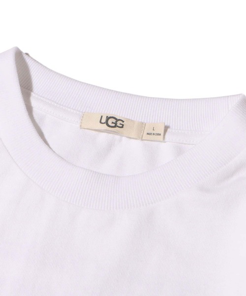 UGG(アグ)の「UGG@mos USバックプリント ロンT(Tシャツ/カットソー・レディース・ホワイト/レッド/ネイビー・L/XL/M)」の18枚目の写真