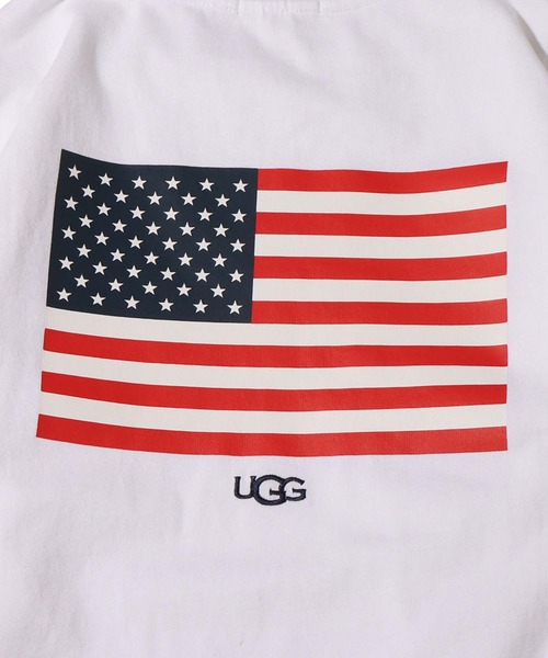 UGG(アグ)の「UGG@mos USバックプリント ロンT(Tシャツ/カットソー・レディース・ホワイト/レッド/ネイビー・L/XL/M)」の20枚目の写真