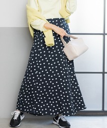 coca（coca） | ネイビードットスカート(スカート)