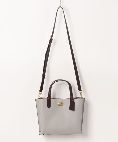 美品　コーチ　インテリア　ウィロウ　トートバッグ　3way 斜め掛け　ジャガード 美品 コーチ インテリア ウィロウ トートバッグ 3way 斜め掛け