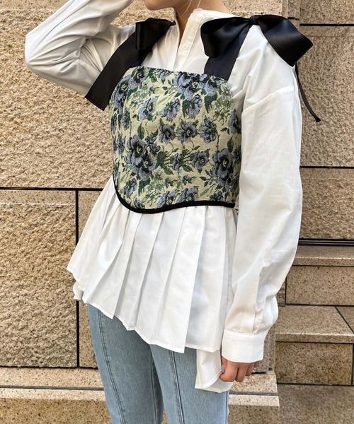HEYUMM（ヘユム）の「HEYUMM ゴブランジャガードコルセット