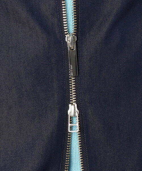 COMME CA MEN（コムサメン）の「【HANDLE/ハンドル】ナイロンデニム　ミリタリージャケット（デニムジャケット・メンズ・ネイビー・S/M/L）」の6枚目の写真