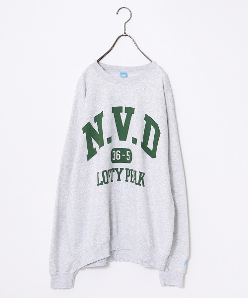 SCREEN STARS（スクリーンスターズ）の「[SCREEN STARS/スクリーンスターズ] ダメージ加工 カレッジロゴプリントクルーネックスウェット（スウェット・レディース・グレー系/グレー系1/グレー系2・M/L）」の19枚目の写真