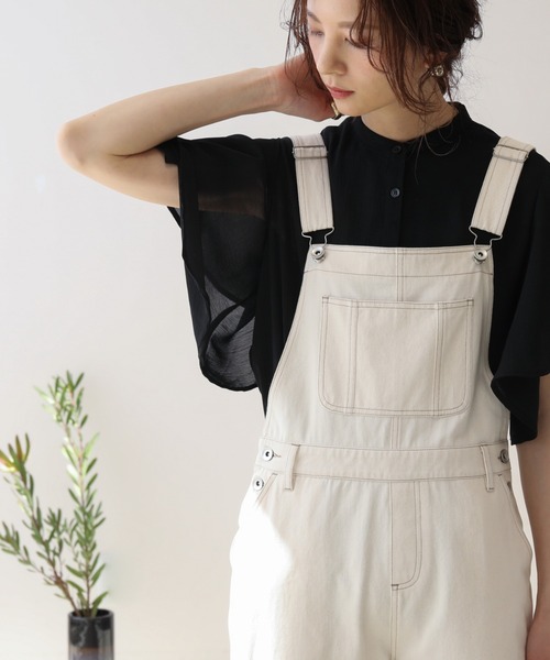 frames RAY CASSIN（フレームスレイカズン）の「WEB限定.　アソートラッフルスリーブブラウス（シャツ/ブラウス・レディース・レモンイエロー/ブラック/ドット/グレー系その他/ライトグレー/オレンジ/ロイヤルブルー/ブルー/グリーン/ベージュ/オフホワイト・FREE）」の17枚目の写真