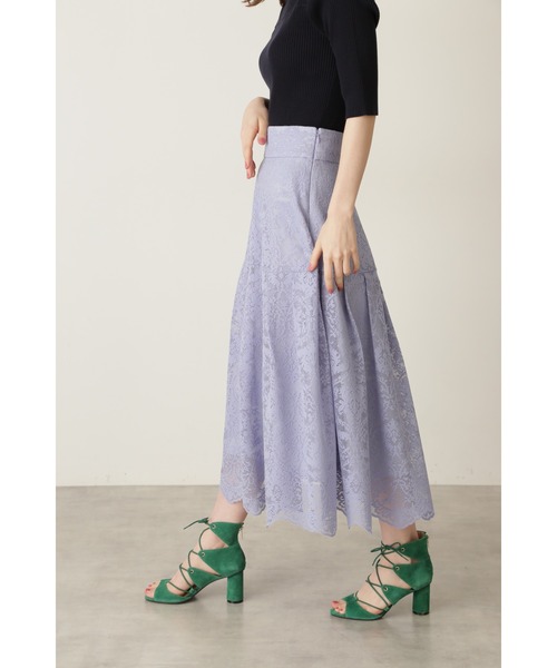 JILL STUART（ジルスチュアート）の「◆ビッキーレーススカート（スカート・レディース・ブルー/ホワイト・0/4/2）」の18枚目の写真