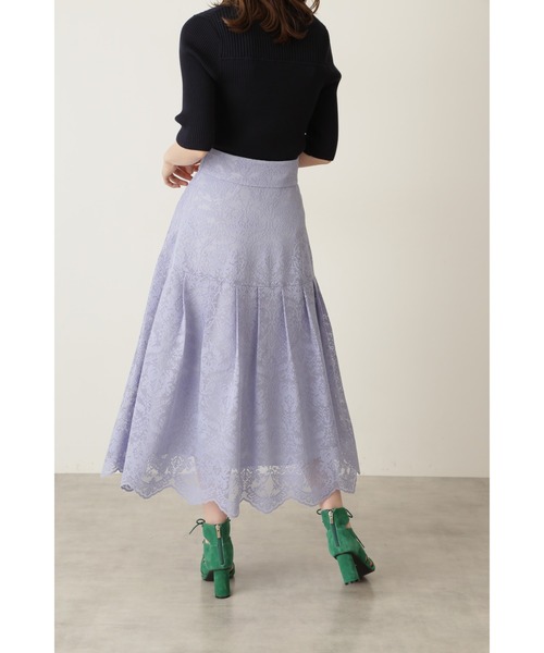 JILL STUART（ジルスチュアート）の「◆ビッキーレーススカート（スカート・レディース・ブルー/ホワイト・0/4/2）」の14枚目の写真