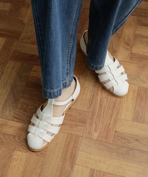 URBAN RESEARCH DOORS(アーバンリサーチドアーズ)の「グルカサンダル(サンダル・レディース・ブラック/オフホワイト・38/36/37)」の5枚目の写真