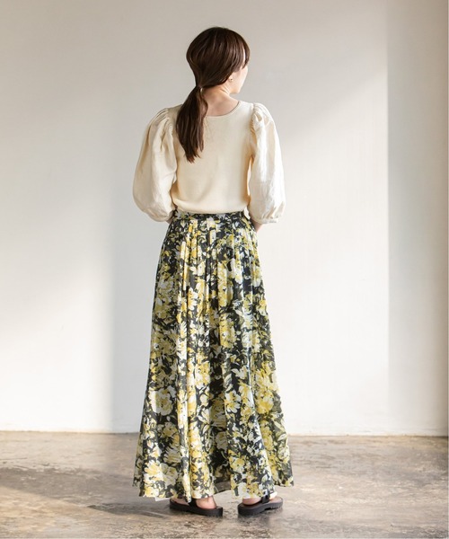 Noble(ノーブル)の「シルク混ノイルドッキングプルオーバー◆(ニット/セーター・レディース・ナチュラル/ベージュ/ブラウン・FREE)」の6枚目の写真