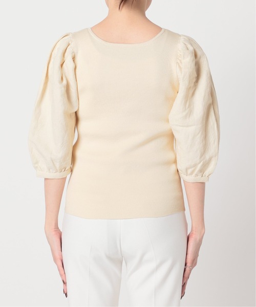 Noble(ノーブル)の「シルク混ノイルドッキングプルオーバー◆(ニット/セーター・レディース・ナチュラル/ベージュ/ブラウン・FREE)」の15枚目の写真