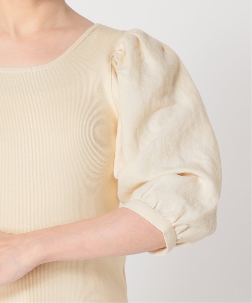 Noble(ノーブル)の「シルク混ノイルドッキングプルオーバー◆(ニット/セーター・レディース・ナチュラル/ベージュ/ブラウン・FREE)」の19枚目の写真