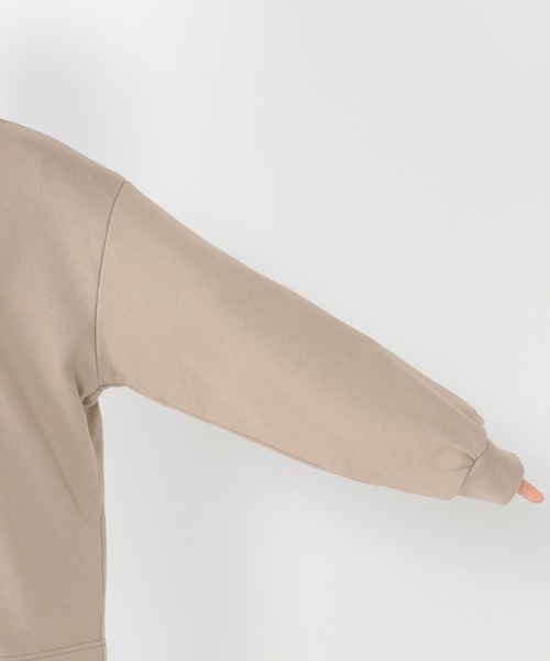 studio CLIP（スタディオクリップ）の「刺繍カレッジ裏毛プルオーバー（スウェット・レディース・モカ/ラベンダー/アイボリー・FREE）」の15枚目の写真