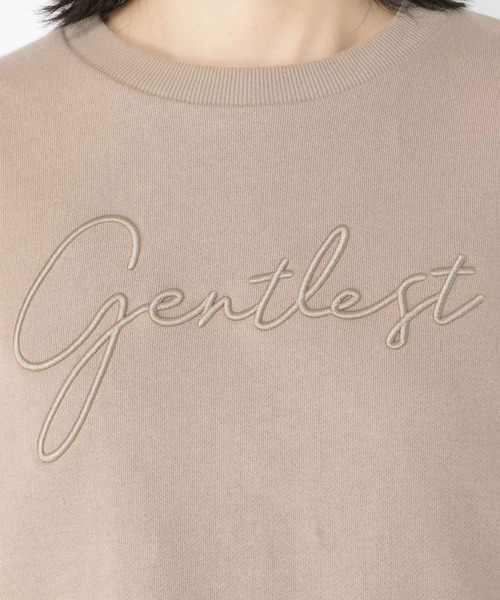 studio CLIP（スタディオクリップ）の「刺繍カレッジ裏毛プルオーバー（スウェット・レディース・モカ/ラベンダー/アイボリー・FREE）」の19枚目の写真