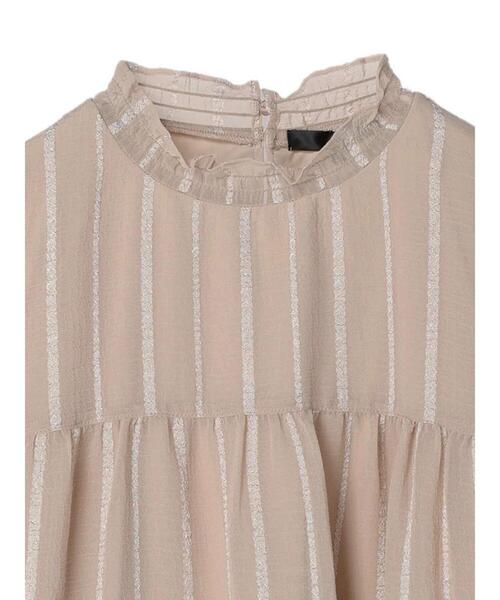 Sugar spoon（シュガースプーン）の「・SUGAR SPOON ストライプティアードチュニック（Tシャツ/カットソー・レディース・ブラック/ピンク/ライトベージュ・FREE）」の21枚目の写真