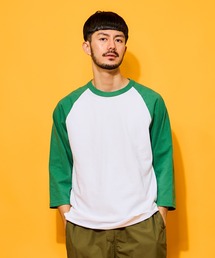 WALLA WALLA SPORT | 3/4 BASEBALL TEE 2TONE / 3/4 ベースボールT 2トーン(Tシャツ/カットソー)