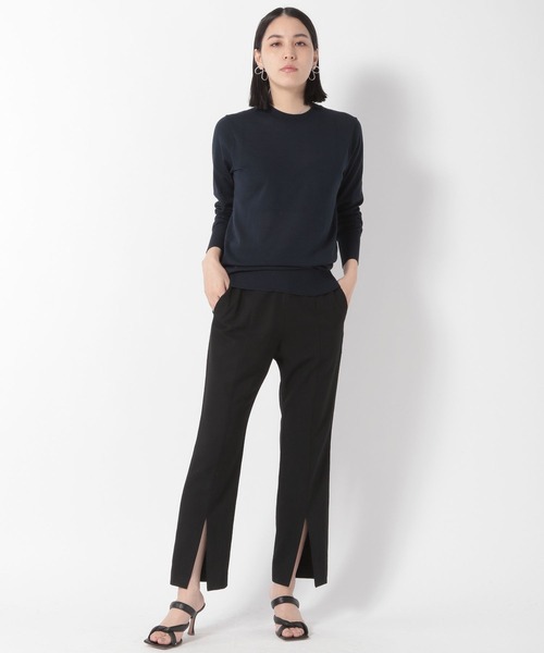 Chaos(カオス)の「ミィーコットンニットプルオーバー(ニット/セーター・レディース・ベージュ/ダークネイビー・FREE)」の8枚目の写真