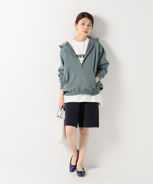 リネンコットンスムースハーフパンツ