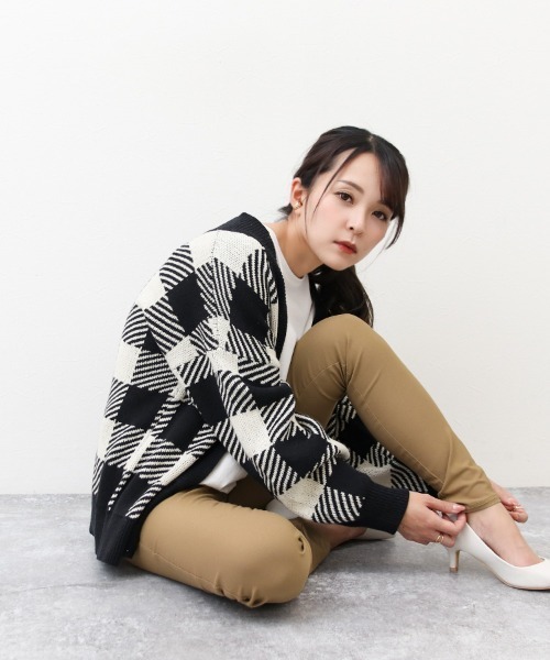 Social GIRL(ソーシャルガール)の「ストレッチスキニーレギンスパンツ(その他パンツ・レディース・ブラック/ベージュ/ネイビー/カーキ・M/L/LL)」の7枚目の写真