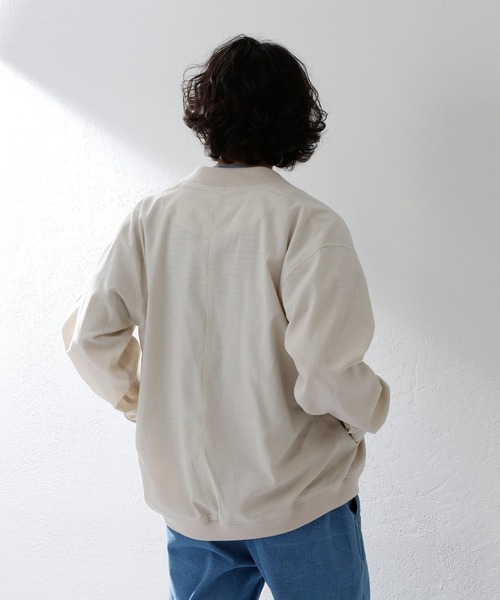 CIAOPANIC TYPY（チャオパニックティピー）の「リネンブレンドMA-1シャウター（MA-1・メンズ・ネイビー/ベージュ系その他・M/L）」の8枚目の写真