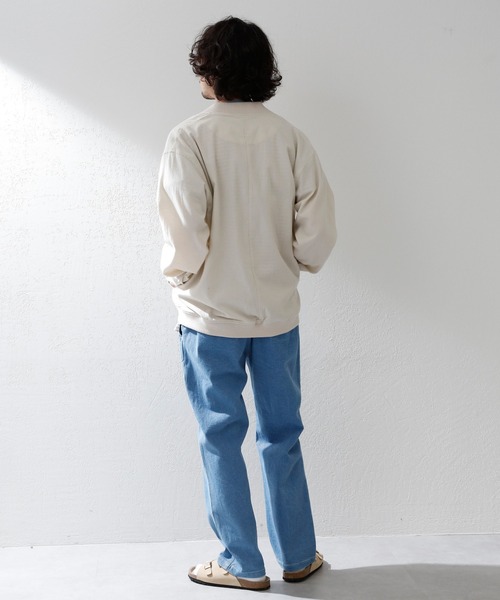 CIAOPANIC TYPY（チャオパニックティピー）の「リネンブレンドMA-1シャウター（MA-1・メンズ・ネイビー/ベージュ系その他・M/L）」の5枚目の写真