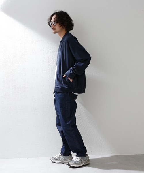 CIAOPANIC TYPY（チャオパニックティピー）の「リネンブレンドMA-1シャウター（MA-1・メンズ・ネイビー/ベージュ系その他・M/L）」の12枚目の写真