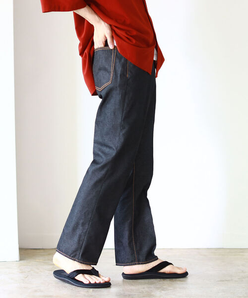 BEAMS（ビームス）の「BEAMS / ECOPET(R) 5ポケット デニムパンツ（デニムパンツ・メンズ・ブラック/ネイビー・SMALL/MEDIUM/LARGE/X-LARGE）」の12枚目の写真