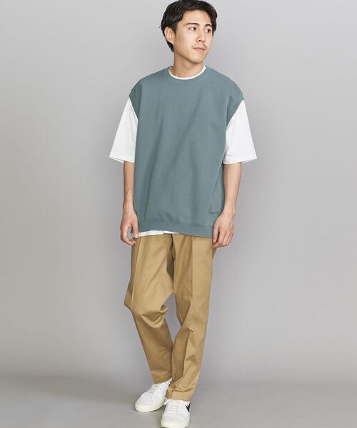 BEAUTY&YOUTH UNITED ARROWS（ビューティーアンドユースユナイテッドアローズ）の「BY ミラノリブ スリット ベスト（ベスト・メンズ・ライトグレー/ライトブルー/ブラック・M/L/XL/S）」の10枚目の写真