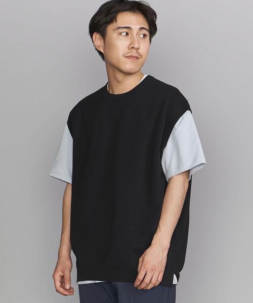 BEAUTY&YOUTH UNITED ARROWS（ビューティーアンドユースユナイテッドアローズ）の「BY ミラノリブ スリット ベスト（ベスト・メンズ・ライトグレー/ライトブルー/ブラック・M/L/XL/S）」の11枚目の写真